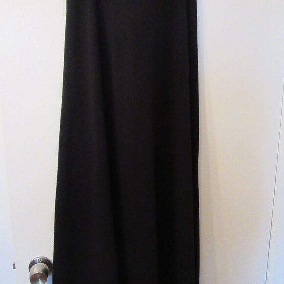 Black Jersey Maxi Skirt, Size 7-8 - Picture 2 of 4